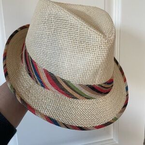 Straw Fedora Hat, Unisex